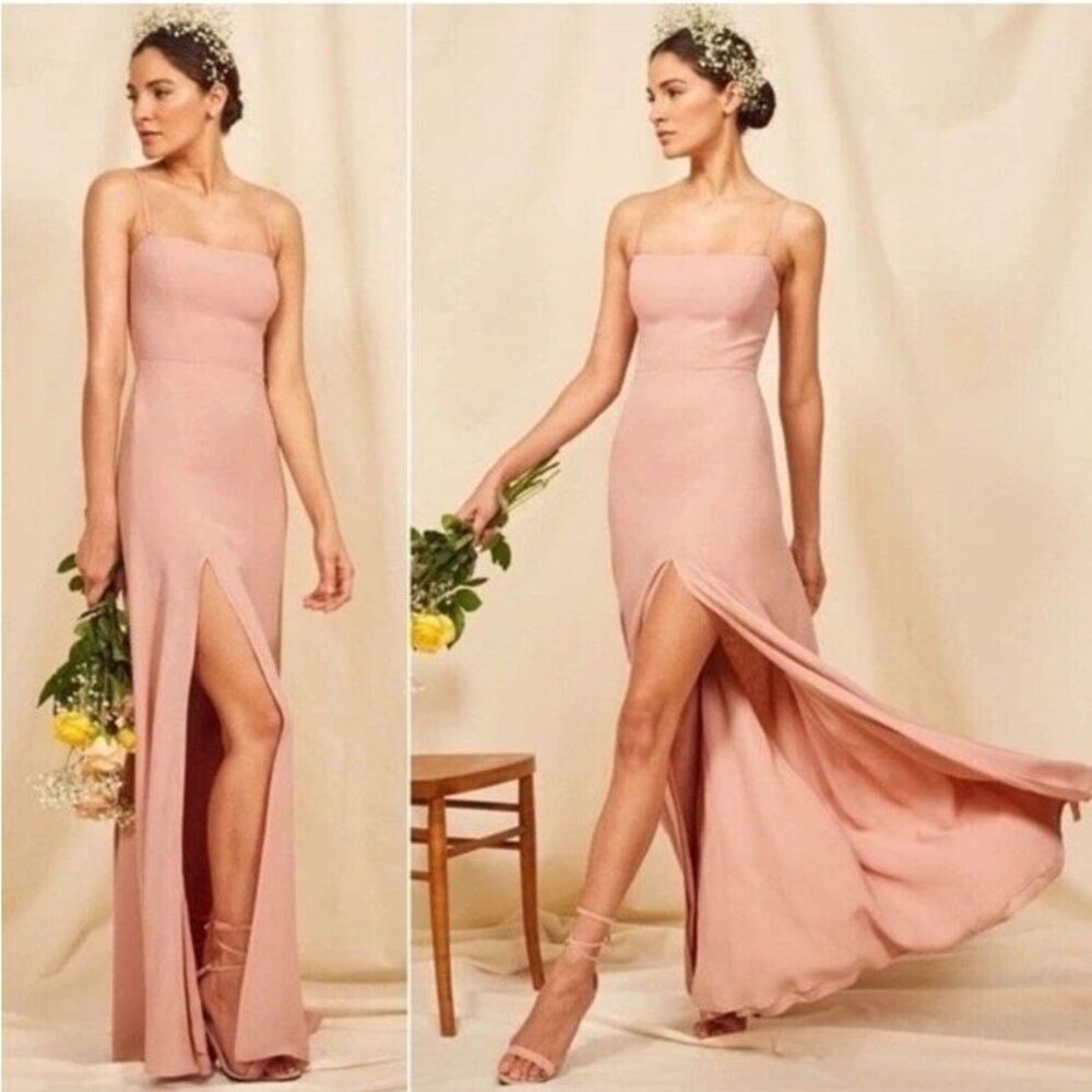 Reformation Size 4 Womens  Ingrid Blush Maxi Dress/See details